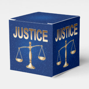 Scales of Justice Favour Box