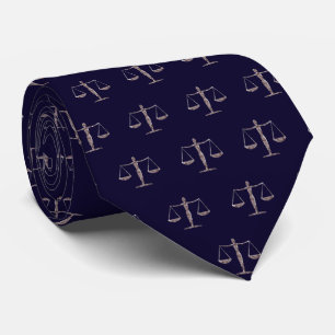 Scales Of Justice in Grey Tie