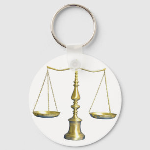 Scales of Justice Key Ring