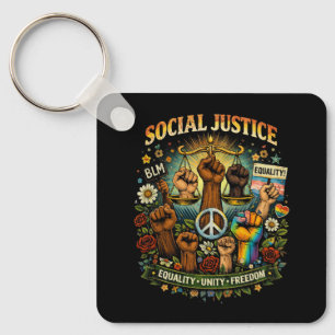 Scales of Justice Key Ring