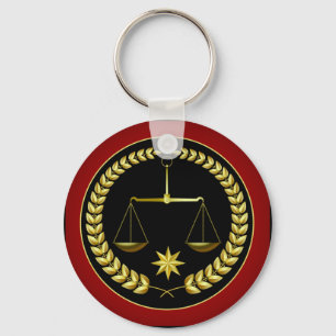 Scales of Justice Key Ring