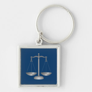 Scales of Justice Key Ring