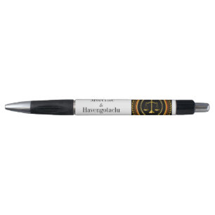 Scales of Justice Law Firm Pen