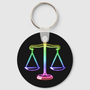 Scales of Justice Law Key Ring