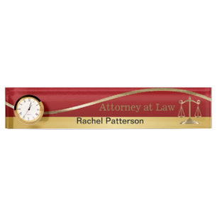 Scales of Justice   Law   Lawyer Nameplate