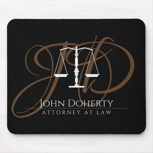 Scales of Justice | Law Mouse Pad (Front)