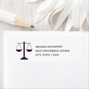 Scales of Justice Legal Services Symbol Address