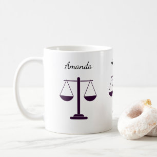 Scales of Justice Legal Services Symbol Coffee Mug