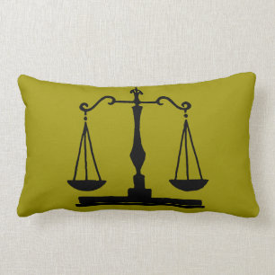 Scales Of Justice Lumbar Cushion