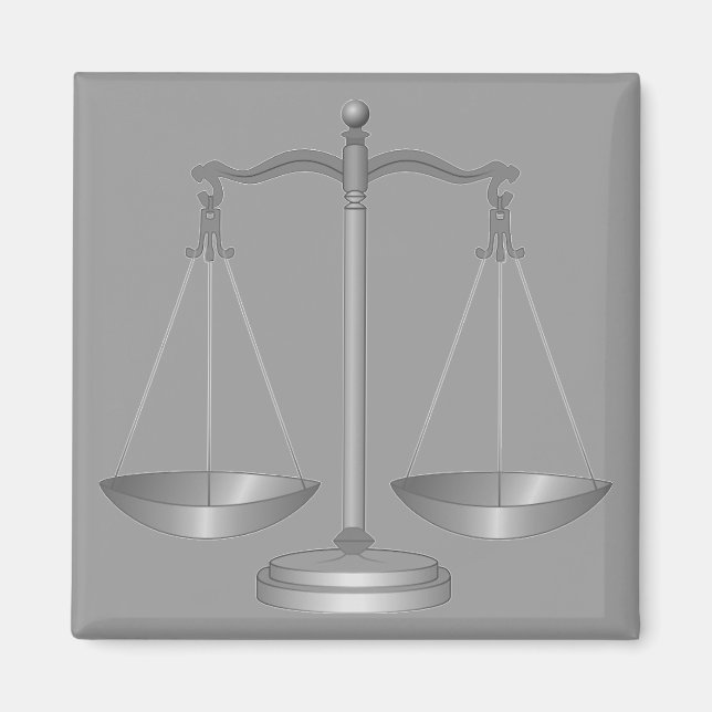 Scales of Justice Magnet (Front)