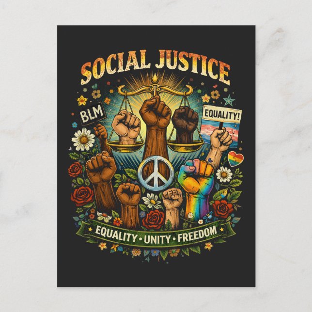 Scales of Justice Postcard (Front)