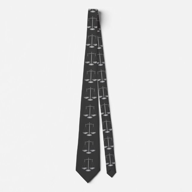 Scales of Justice Tie (Front)