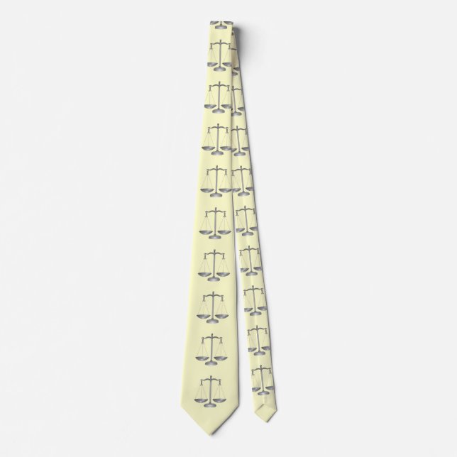 Scales of Justice Tie (Front)