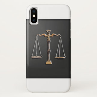 Scales of Justice - Vintage, Black and White Case-Mate iPhone Case