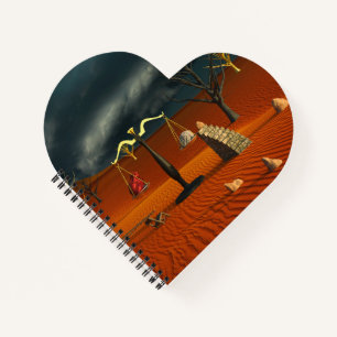 Scales of Truth – Surreal Desert Symbolism Notebook