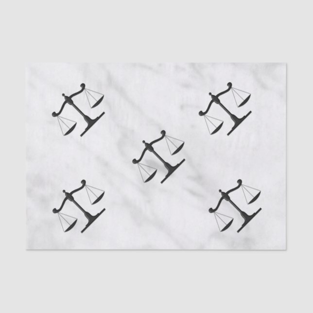 Scales on Marble Tissue Paper (Front)