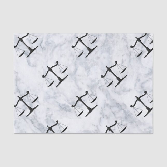 Scales on Marble Tissue Paper (Front)