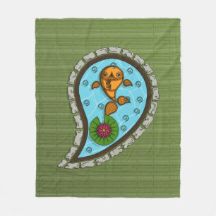 Scales the Goldfish Fleece Blanket
