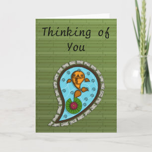 Scales the Goldfish Greeting Card