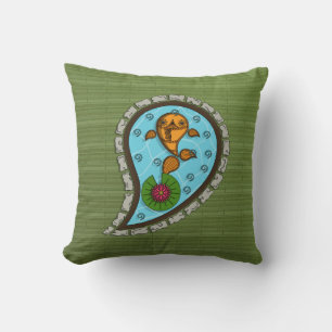 Scales the Goldfish Pillow