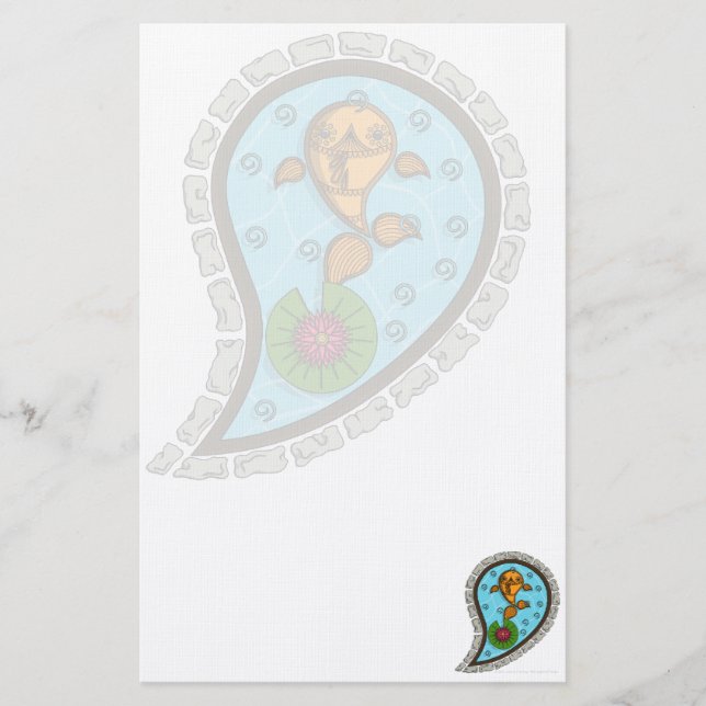 Scales the Goldfish Stationery (Front)