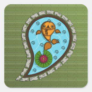 Scales the Goldfish Sticker