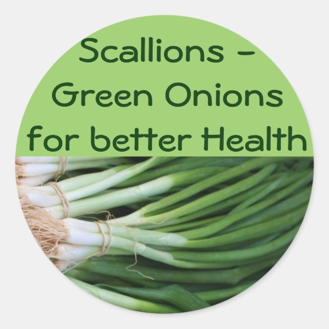Scallions/Green Onions stickers (Front)