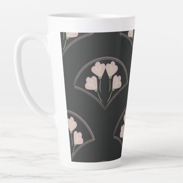 "Scallop Garden" Latte Mug (Left)