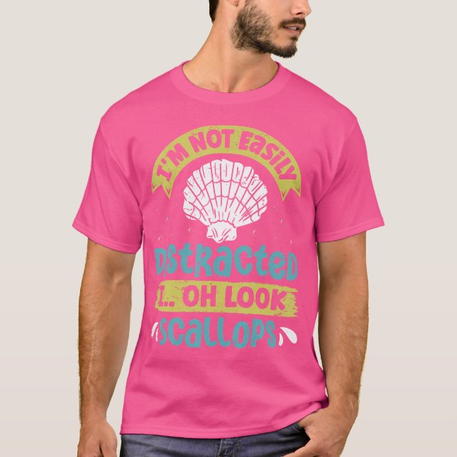 Scallop Hunting For Scalloping T-Shirt (Front)