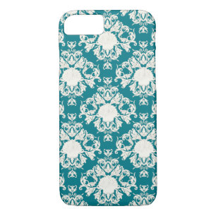 Scallop Seashell Summer Ocean Damask Beach Pattern Case-Mate iPhone Case
