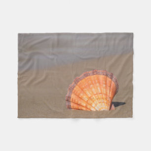Scallop Shell  Crete, Greece Fleece Blanket