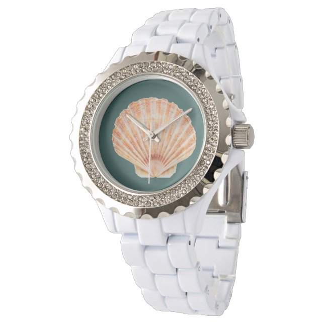 Scallop Shell eWatch Watch (Angled)