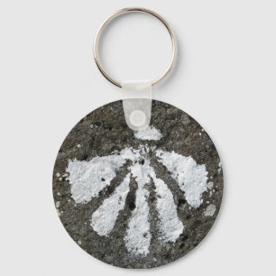 Scallop Shell Keychain