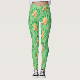 Scallop Shell Mermaid Thunder_Cove Leggings