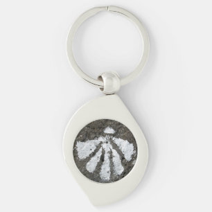 Scallop Shell Necklace Key Ring