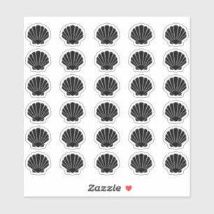 Scallop Wedding Place Card Food Meal Menu Choice