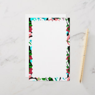 scalloped border stationery