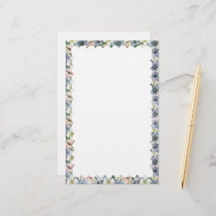 scalloped border stationery