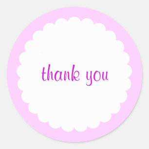 Scalloped Edge Sticker