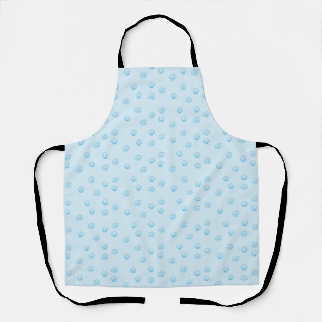 Scallops Outline Minimalism Apron (Front)