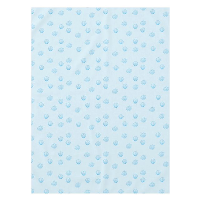 Scallops Outline Minimalism Tablecloth (Front)