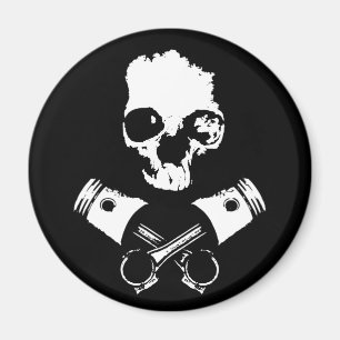 Scallywag & Crossed Pistons Magnet