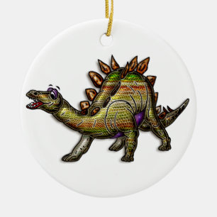 Scaly Rainbow Diosaur Ceramic Tree Decoration