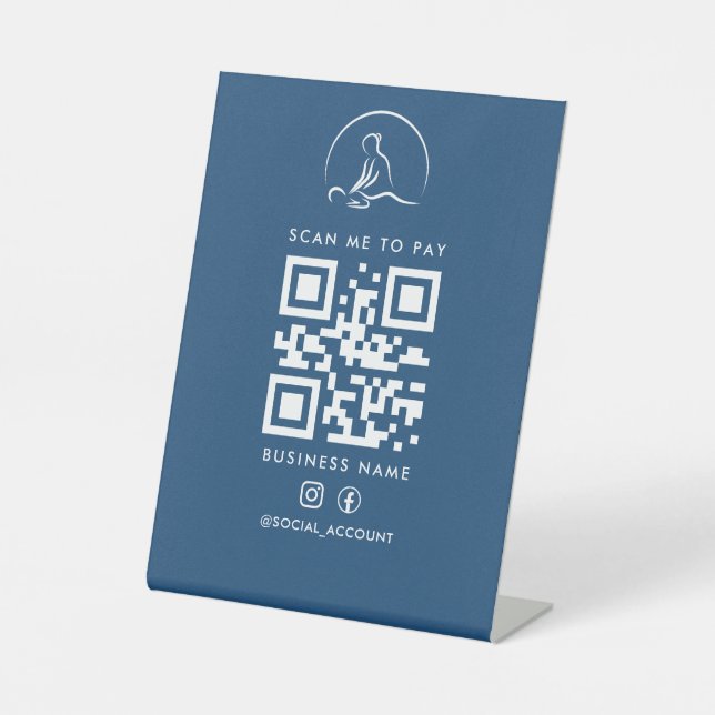 Scan for Link Hub QR Code Sign  (Front)