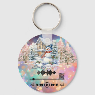 Scan for Spotify, "Cold outside "  KeyChain