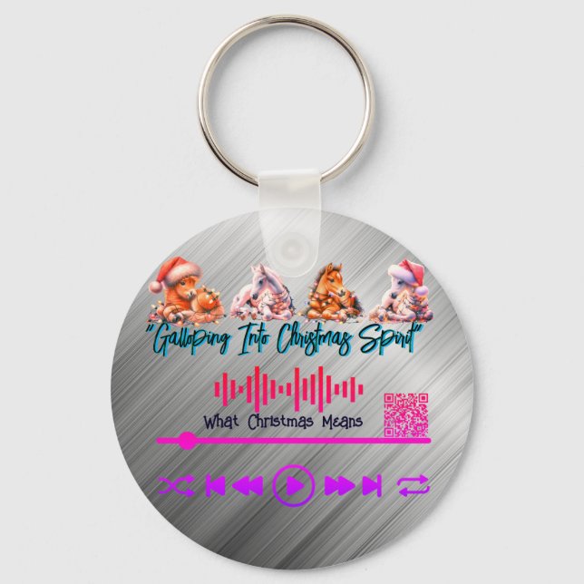 Scan for Video , "Galloping Into Key Ring (Front)