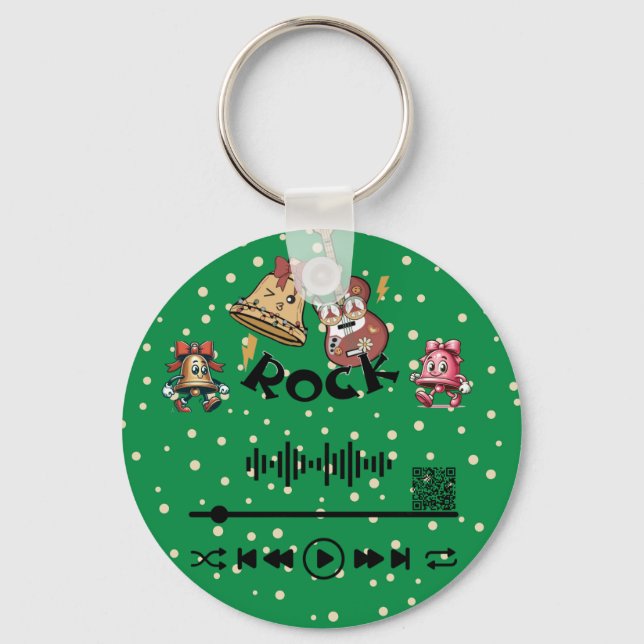 Scan for Video , "Tis the Season to"  Key Ring (Front)