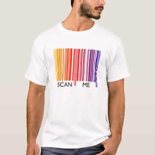 Scan Me Colourful Barcode T-Shirt