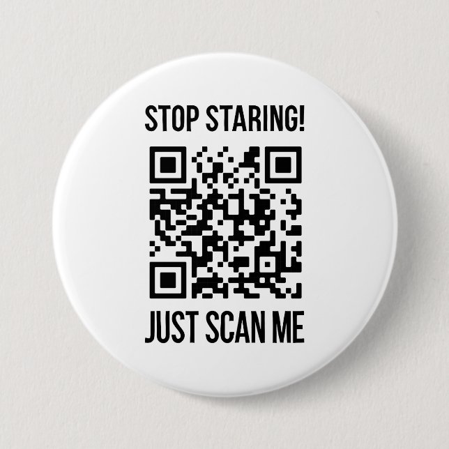 Scan Me: Do What Makes Your Soul Happy 7.5 Cm Round Badge (Front)