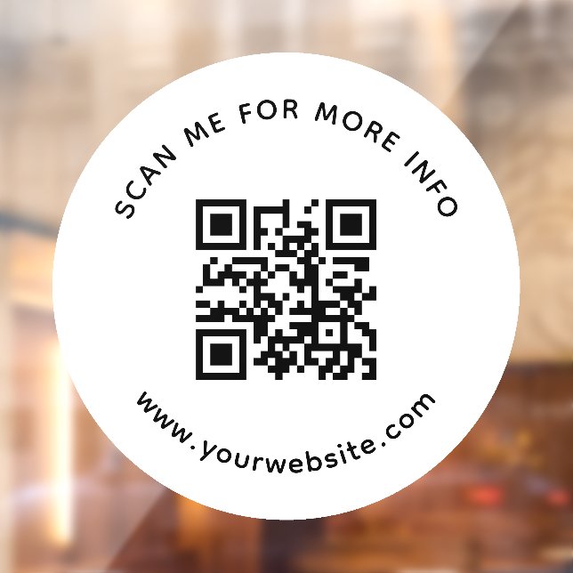 Scan Me For More Info Professional Company QR Code (Sheet 2)